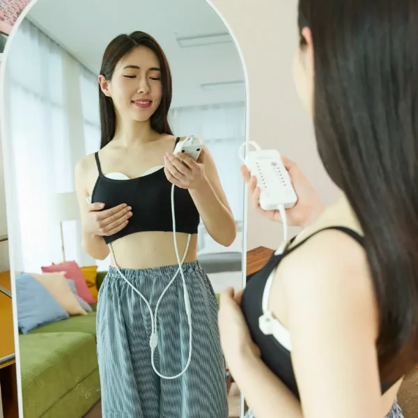 breast-irratiator red light therapy for tissue repair and pain, sore nipples during breast feeding, breast reconstruction